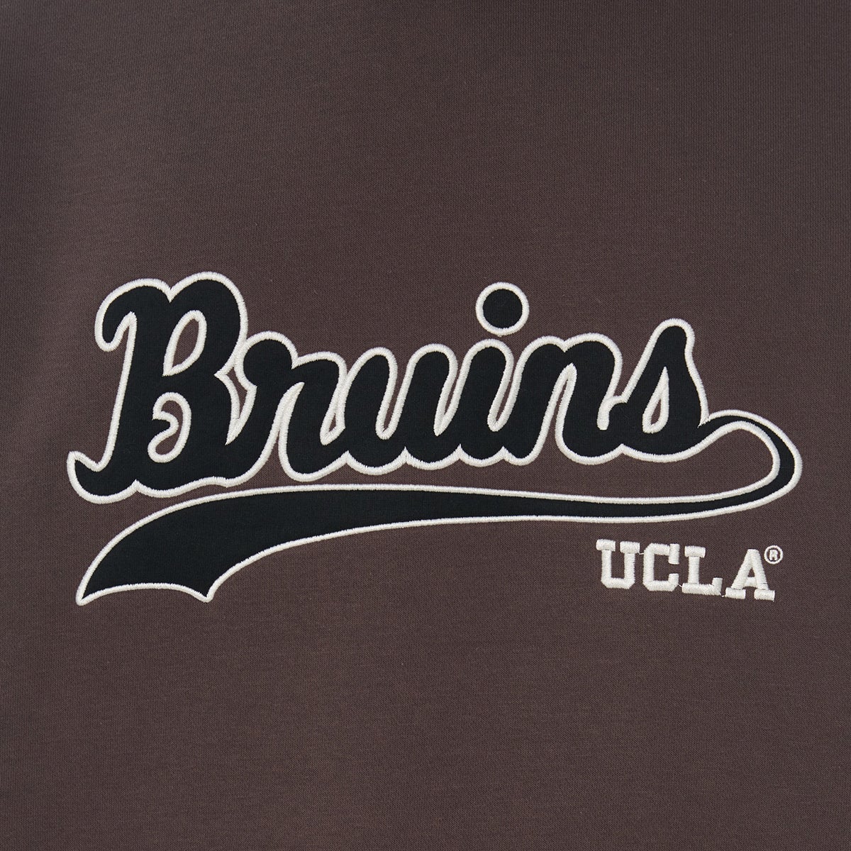 UCLA 성인 플리스 후디 - 브라운