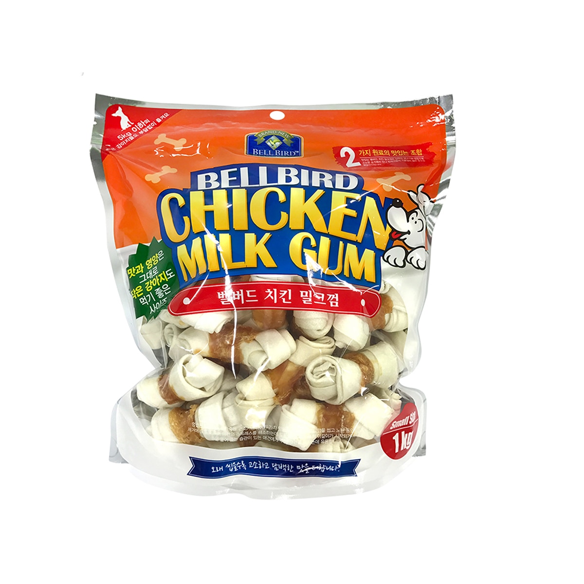 벨버드 치킨밀크껌 1kg (S/M) 벨버드 치킨밀크껌 1kg (S/M)