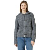 리디아 바인 여성 울 100% 케이블 후드 가디건 리디아 바인 여성 울 100% 케이블 후드 가디건