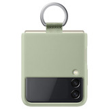 삼성 갤럭시 Z 플립3 실리콘 커버 with 링 - 올리브 그린