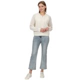 솔레지아 여성 니트 후드 집업 - 아이보리, S