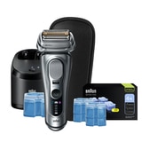 브라운 면도기 9667cc + 면도기 세정액 4 개입