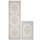 Wyatt&Ash 워셔블 러그 & 러너 세트 - 아이보리