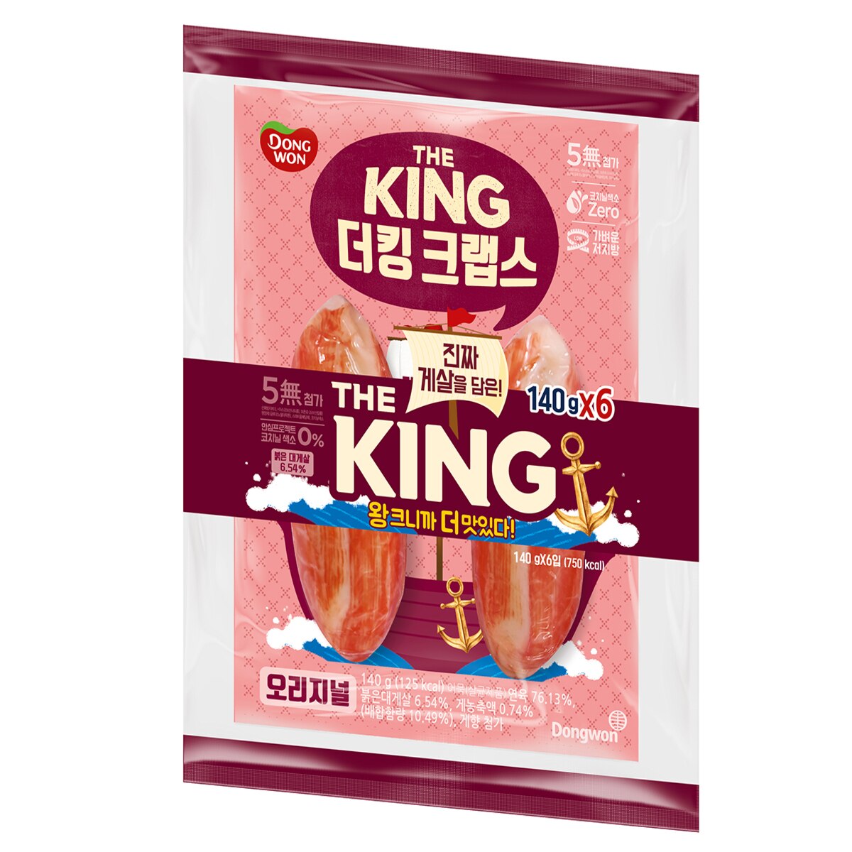 동원 더킹 크랩스 140g x 6