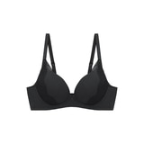 비너스 노와이어 메모리 브라 2매 - 블랙/라이트베이지, 80B