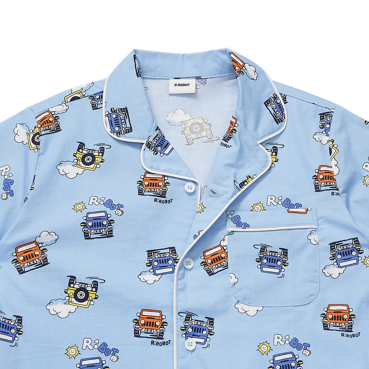 알로봇 키즈 파자마 세트 - 블루