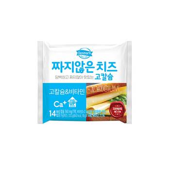 덴마크 짜지않은 치즈 고칼슘&비타민 252g x 10