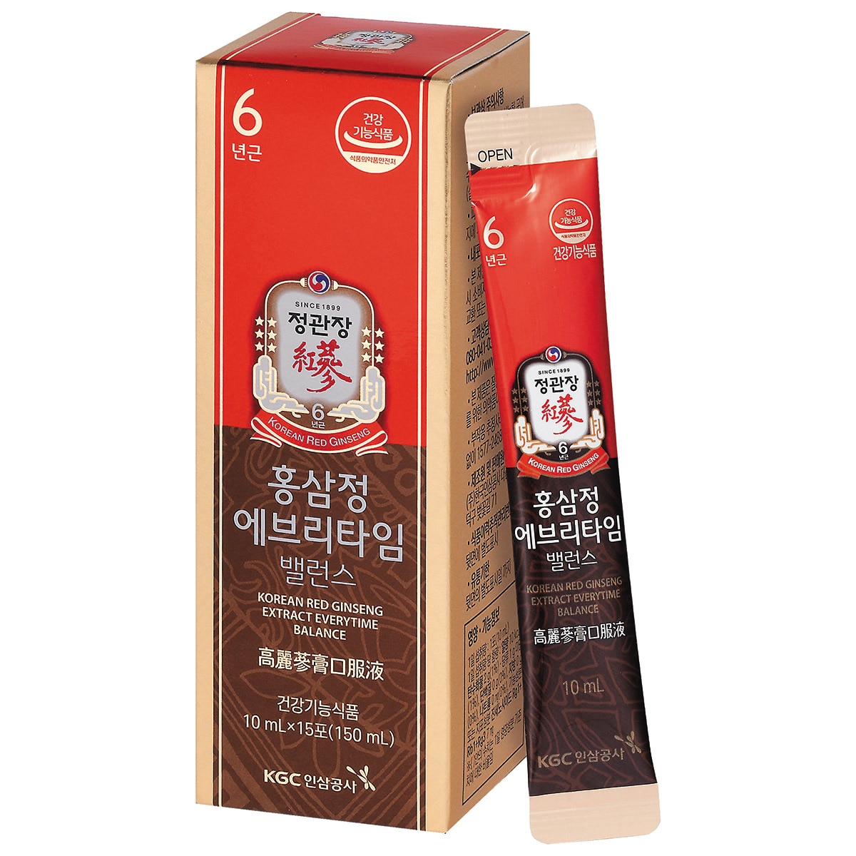 정관장 홍삼정 에브리타임 밸런스 10ml x 90포