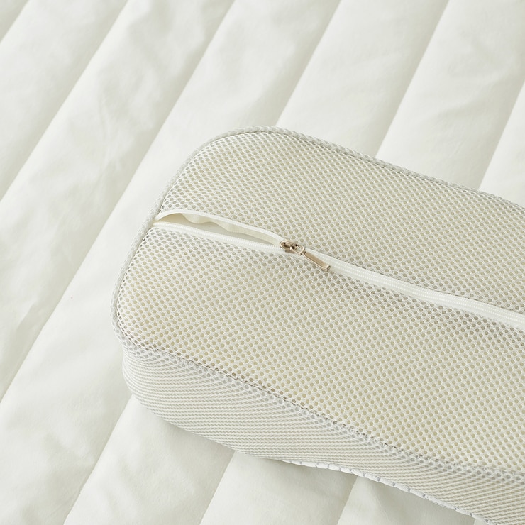 에이프릴앳홈 목편한 냉감 베개 38x16cm - 그레이