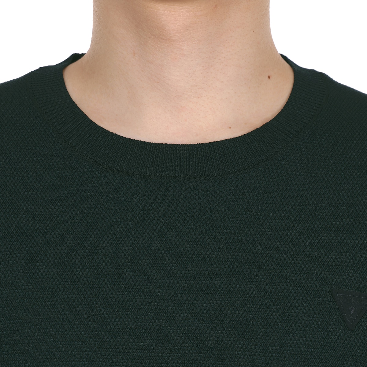 게스 남성 반소매 니트 크루넥 - 다크그린 게스 남성 반소매 니트 크루넥 - 다크그린