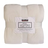 커클랜드 시그니춰 플러쉬 담요 180x200cm - 화이트