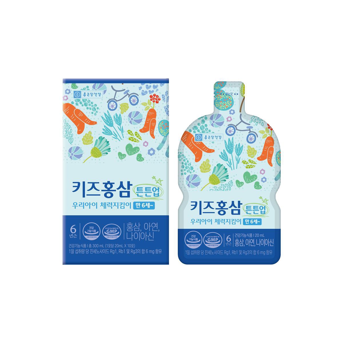 종근당건강 키즈홍삼 튼튼업 20ml x 30포