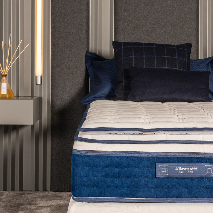 알뜨레노띠 바이문 매트리스 - 슈퍼싱글, 블루