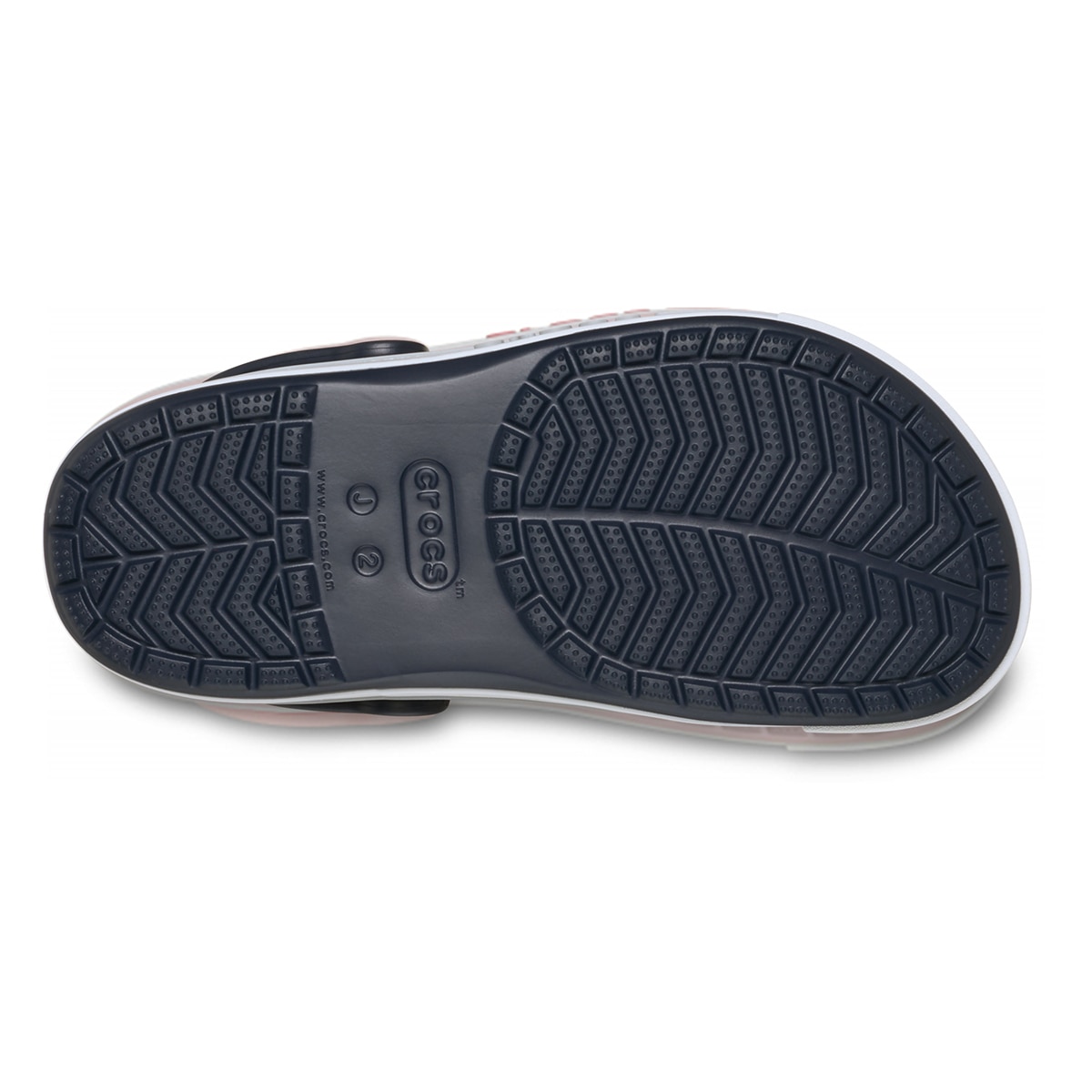 크록스 바야밴드 클로그 키즈 - 네이비/라이트그레이, J2(210mm)