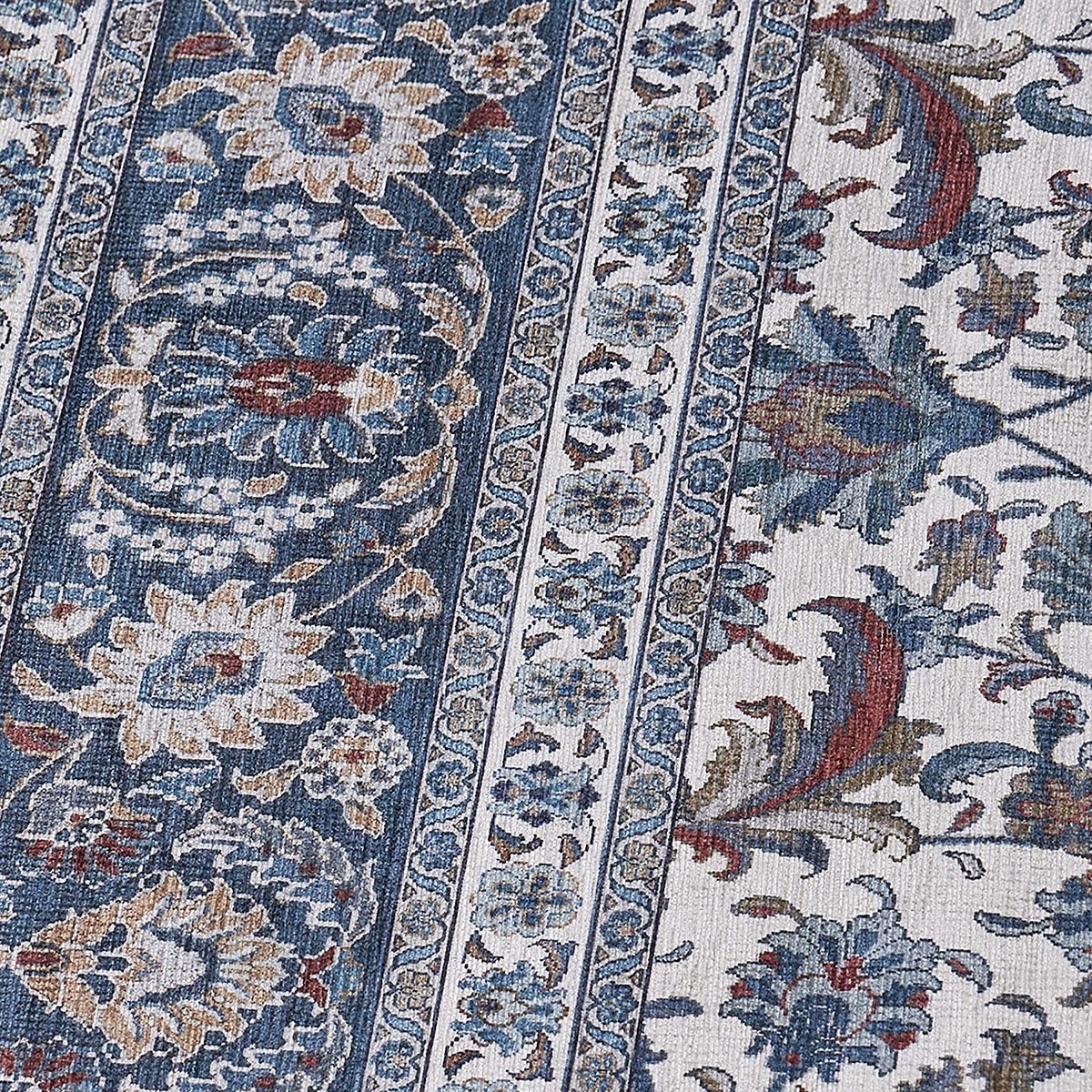 Wyatt&Ash 워셔블 러그 & 러너 세트 - 블루 Wyatt&Ash 워셔블 러그 & 러너 세트 - 블루