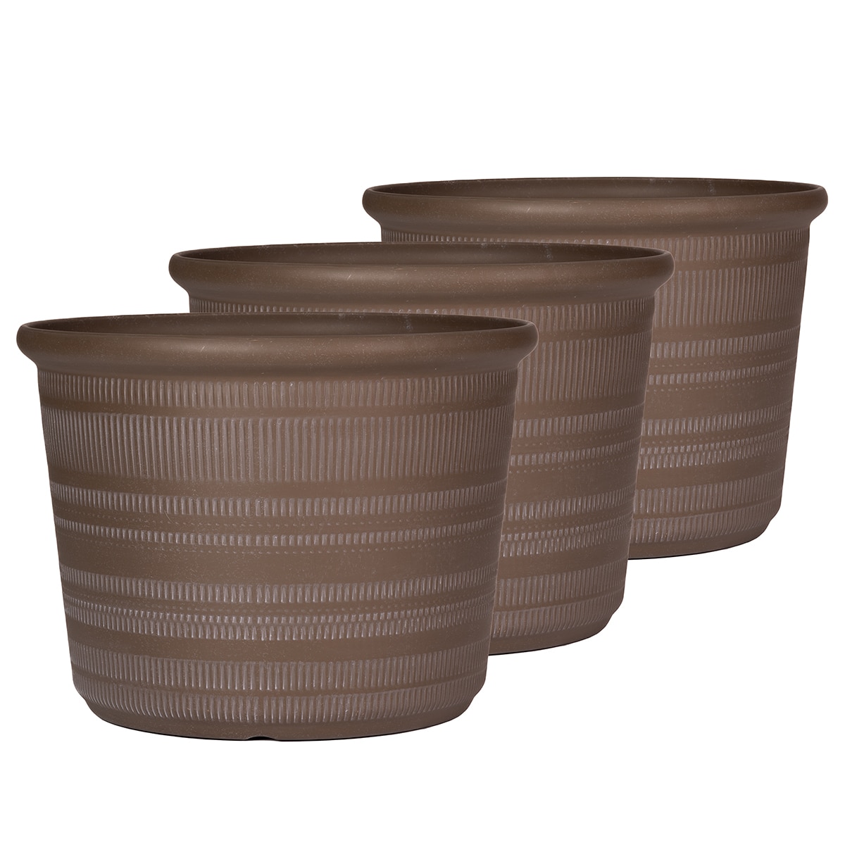 포럼 레진 화분 3개 - 모카 포럼 레진 화분 3개 - 모카