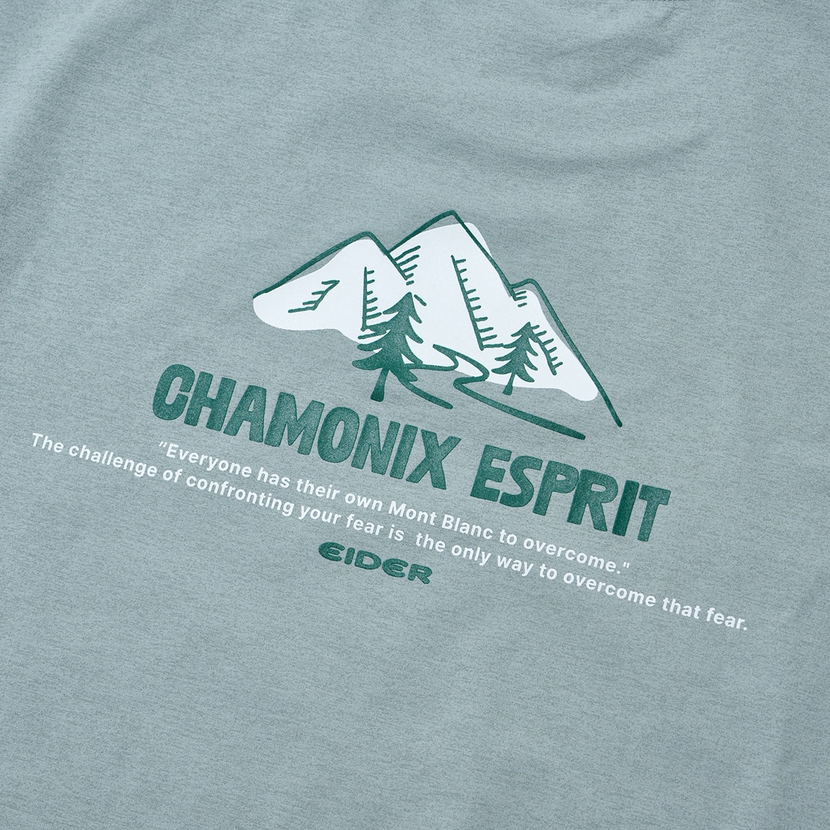 아이더 남성 스트레치 반팔 티셔츠 - 민트