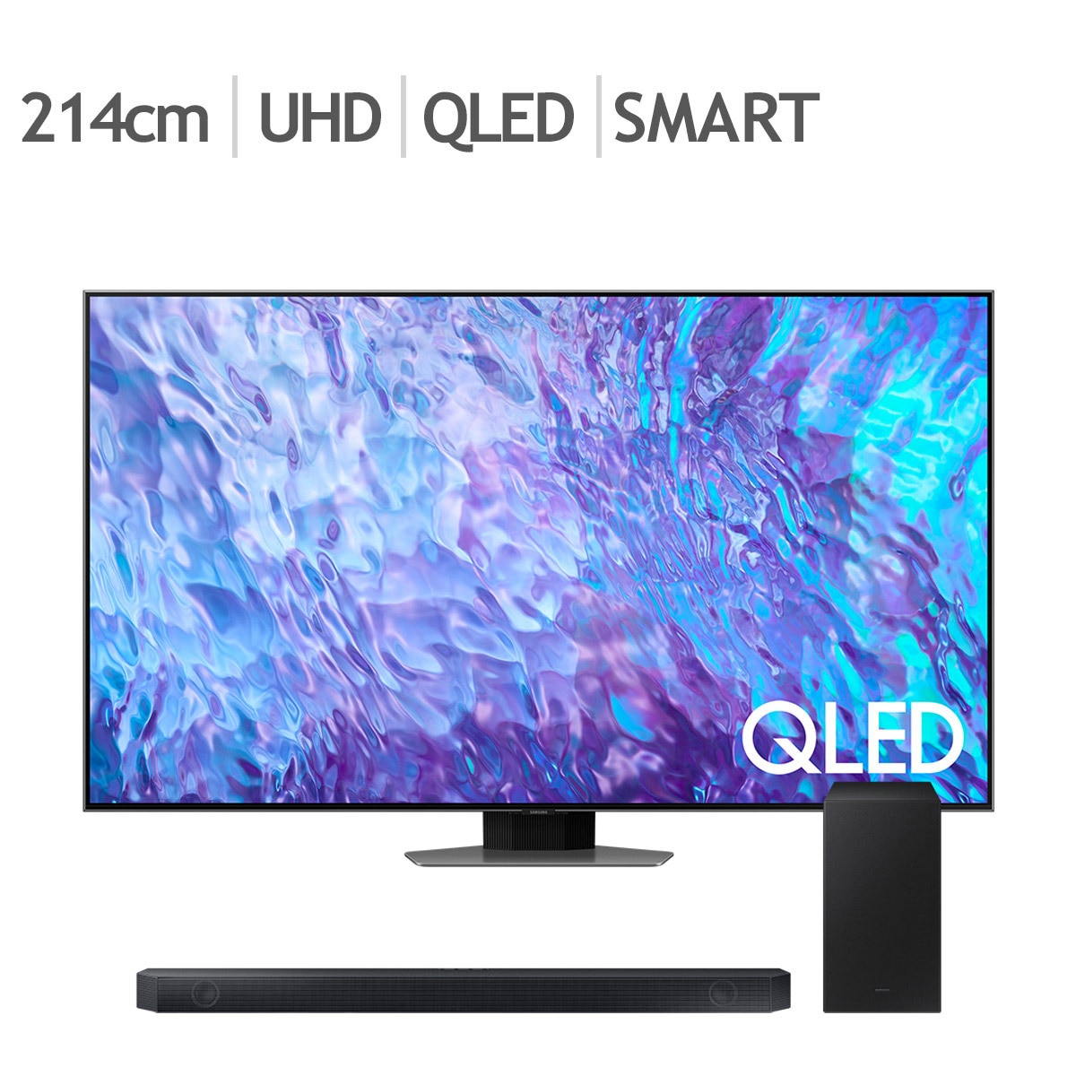 삼성 QLED TV KQ85QC80AFXKR 214cm (85) + Q600C