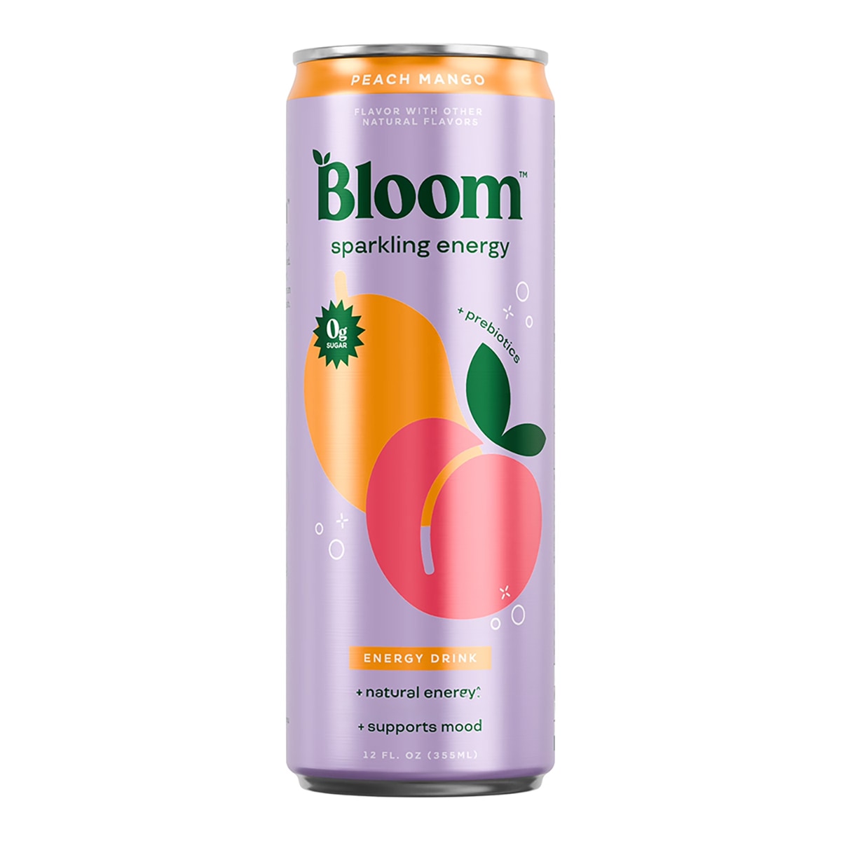 블룸 스파클링 에너지드링크 피치망고 355ml x 12 블룸 스파클링 에너지드링크 피치망고 355ml x 12