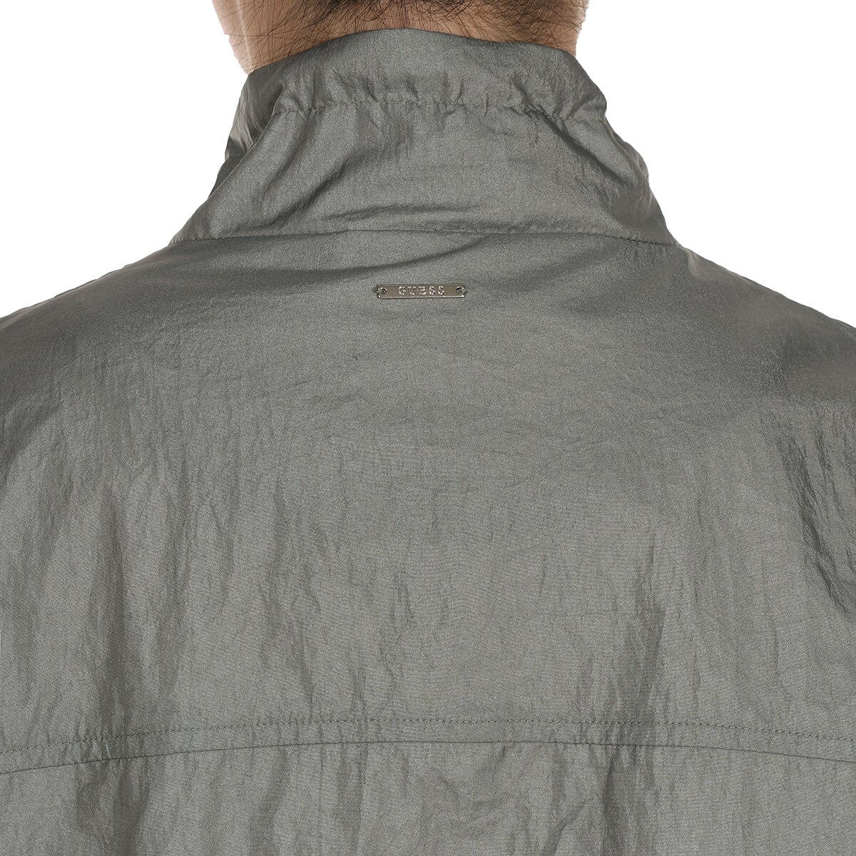 게스 여성 셔링 재킷 - 카키, L