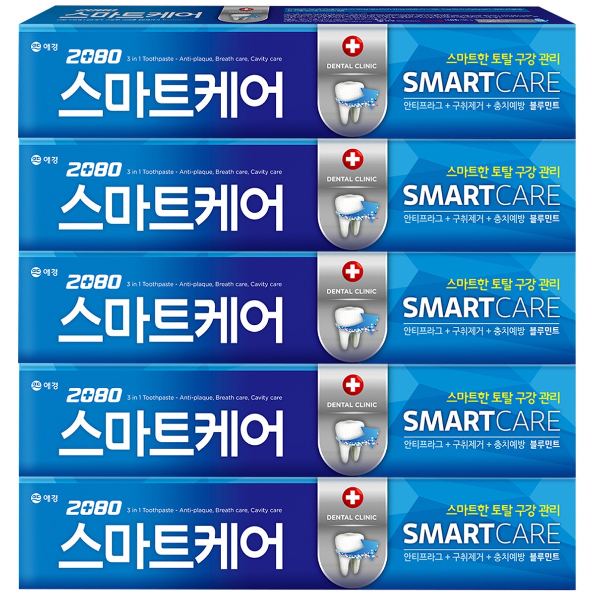 2080스마트 케어 치약 190g x 60