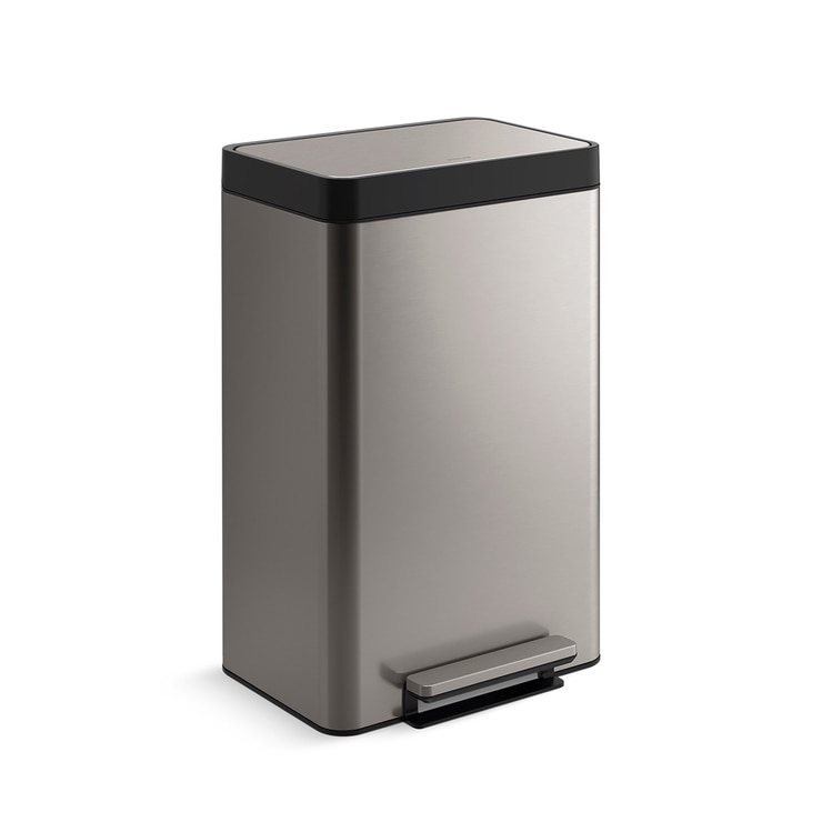 Kohler Steel Soft Square Trash Can 47L 1600249