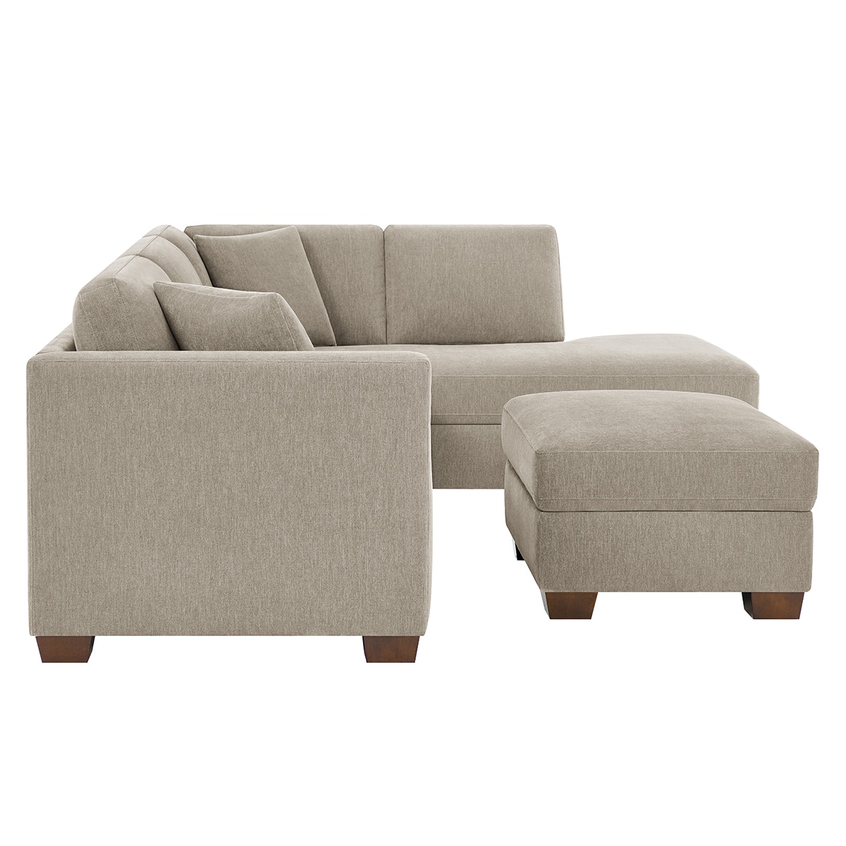 토마스빌 월슨 패브릭 섹셔널 소파 +수납형오토만