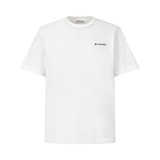 컬럼비아 남성 반소매 티셔츠 - 화이트