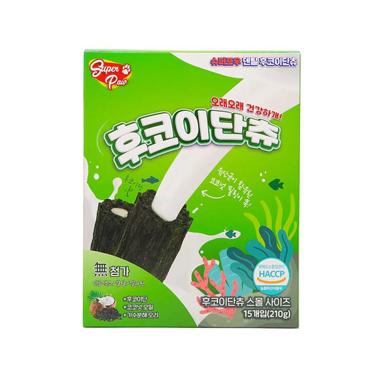 슈퍼포우 강아지 껌 15p x 2 (S) - 후코이단 슈퍼포우 강아지 껌 15p x 2 (S) - 후코이단
