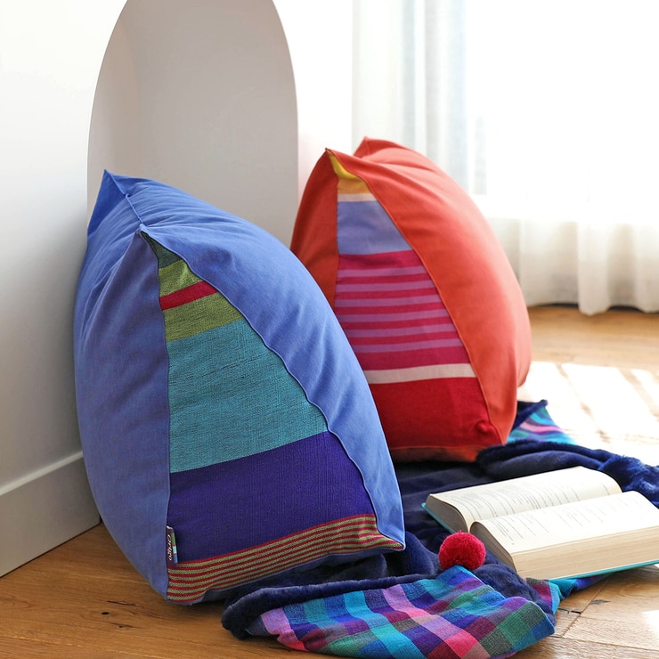 오리고 삼각 쿠션 소형