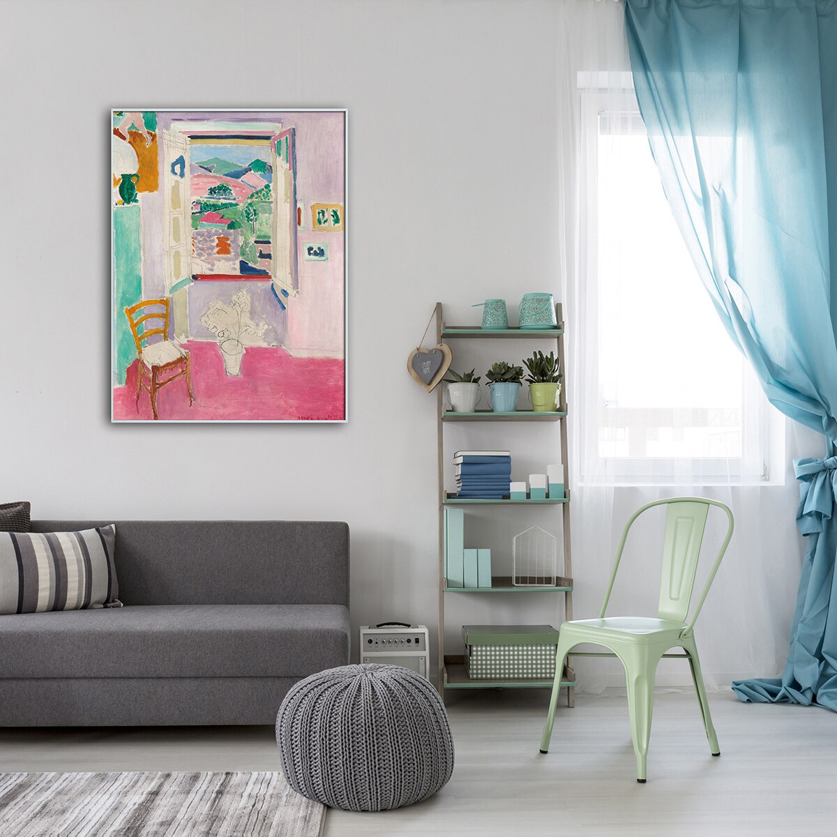 지클레 그림 액자 (80 x 60cm 또는 60 x 80cm) - 앙리 마티스, 열려있는 창문 지클레 그림 액자 (80 x 60cm 또는 60 x 80cm) - 앙리 마티스, 열려있는 창문