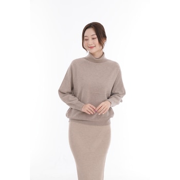 베네뜨 여성 울 터틀넥 니트 베네뜨 여성 울 터틀넥 니트