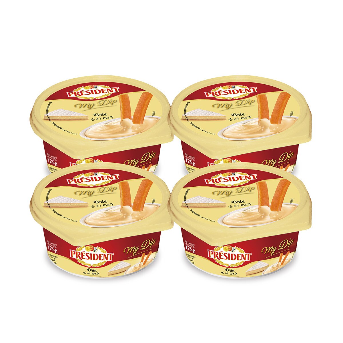 프레지덩 마이딥 브리 125g x 4