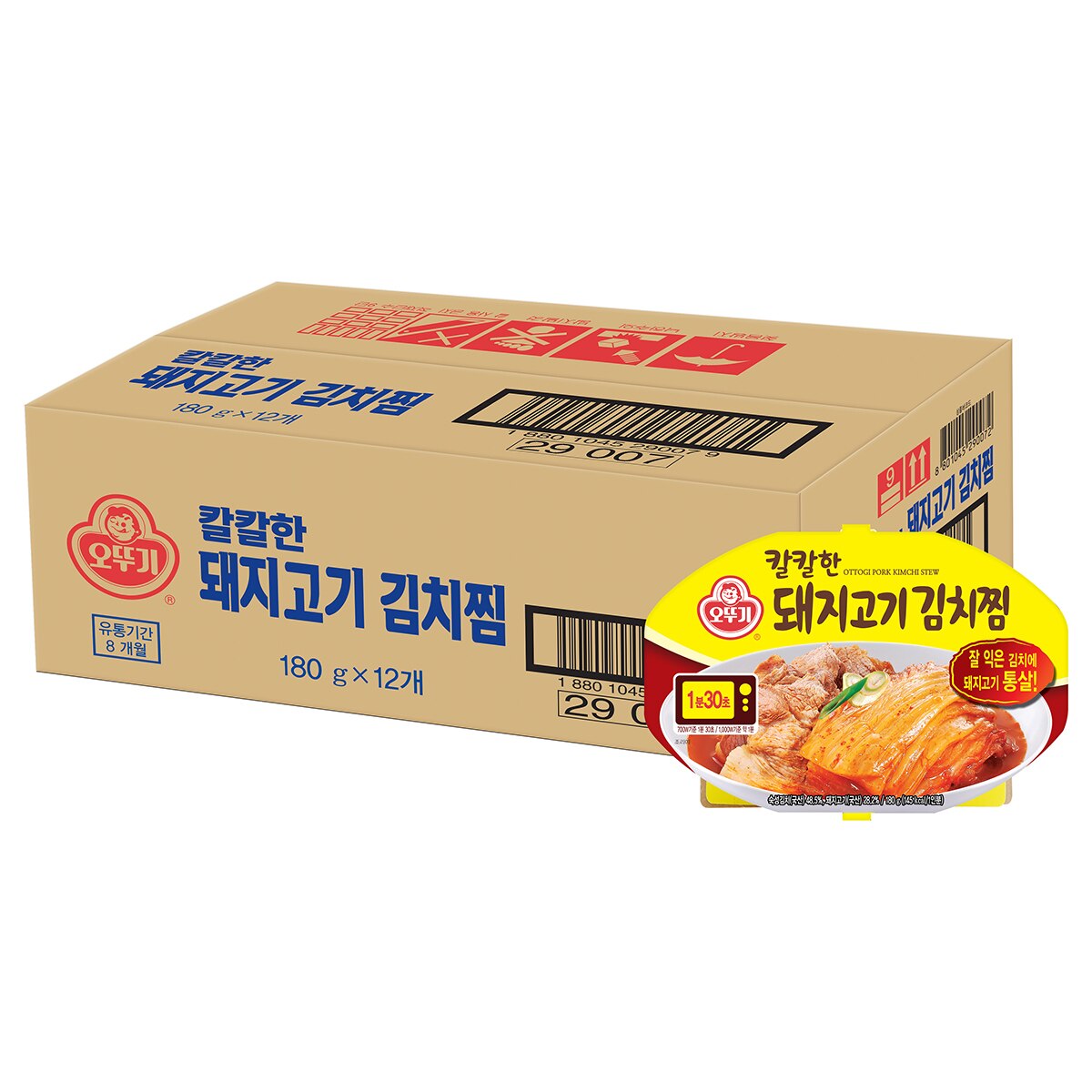 오뚜기 칼칼한 돼지고기 김치찜 180g x 12