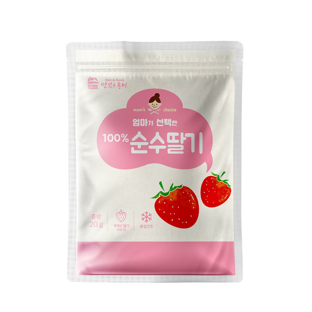 100% 순수딸기 동결건조 과일 20g x 10