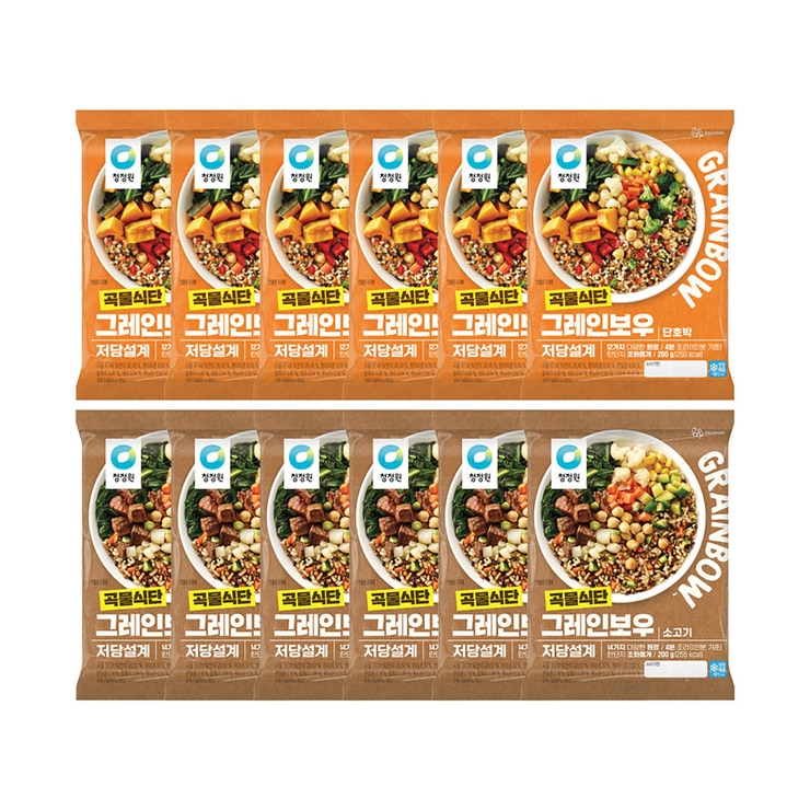 청정원 그레인보우 골라담기(200gx6) x 2