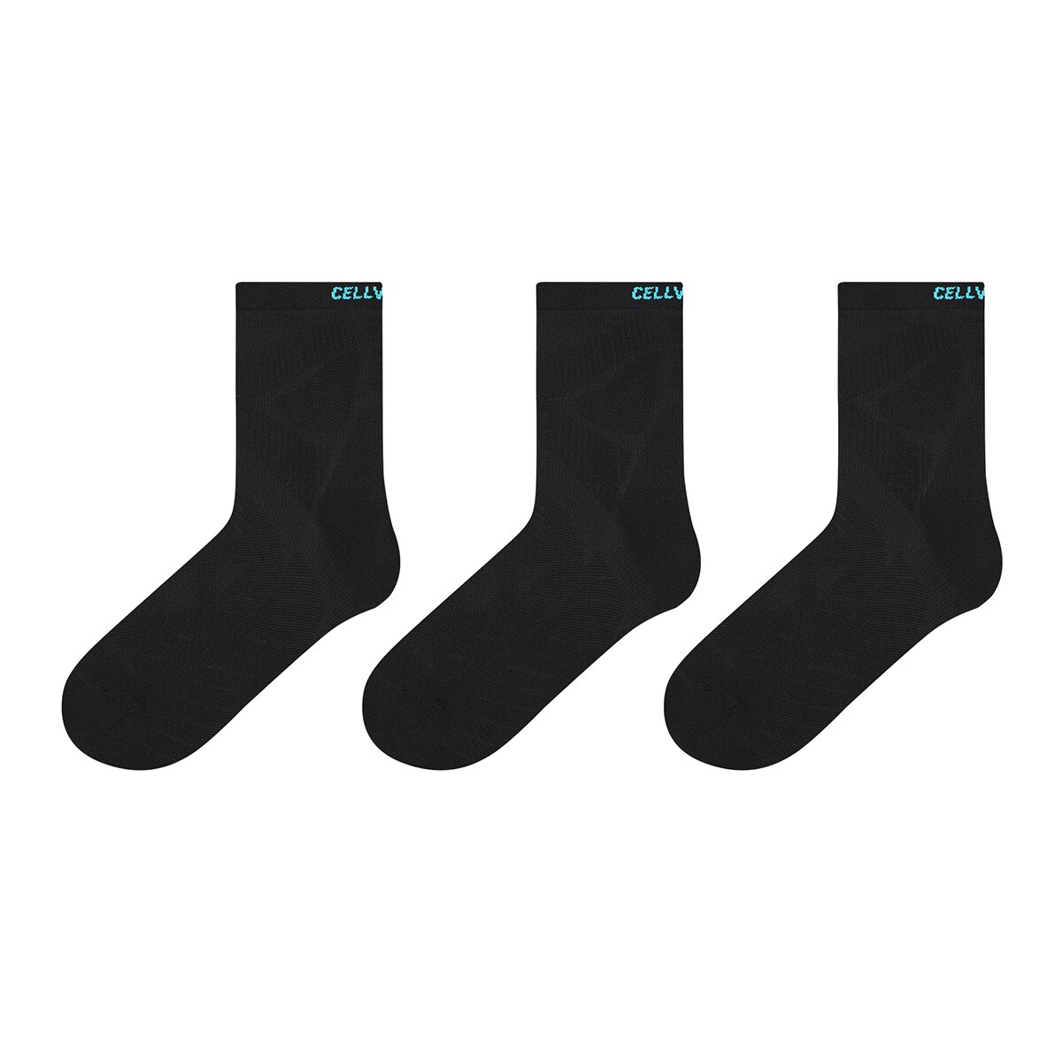 셀버린 러닝양말 3족 - 블랙