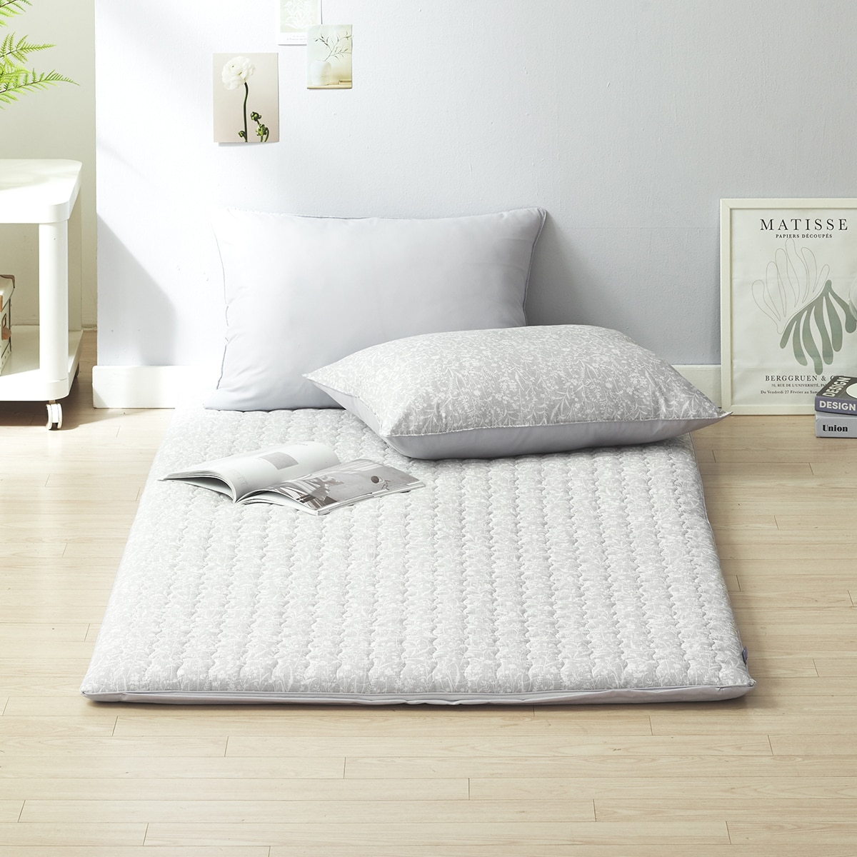 에이프릴앳홈 순면 누빔 워싱 면 요 - 싱글