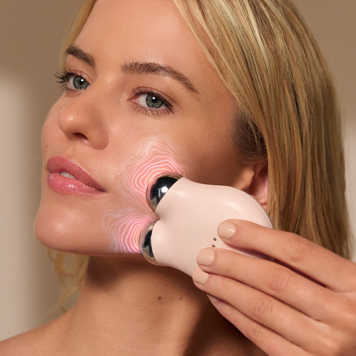 누페이스 미니 플러스 페이셜 토닝 디바이스 - 샌디로즈