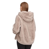 레니본 여성 인조퍼 재킷 - 그레이 레니본 여성 인조퍼 재킷 - 그레이