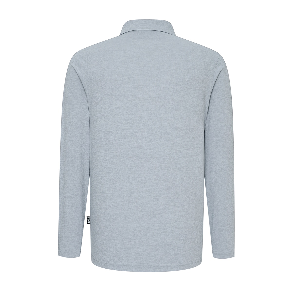 휠라 골프 남성 긴팔 폴로티 - 라이트그레이