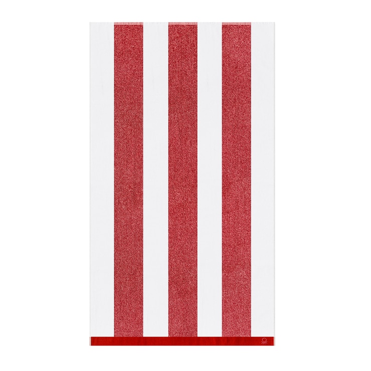 베네통 비치 타월 90x160cm - 레드