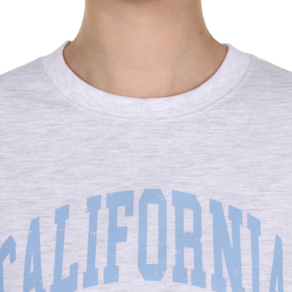 게스 여성 코튼 라운지 상하의 세트 - 라이트 그레이