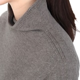 베네뜨 여성 롤헴 하이넥 울캐시미어 스웨터