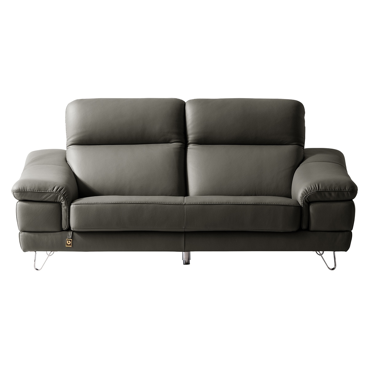 다우닝 레아 스테디 전체 천연가죽 3인 소파 - 진그레이 다우닝 레아 스테디 전체 천연가죽 3인 소파 - 진그레이