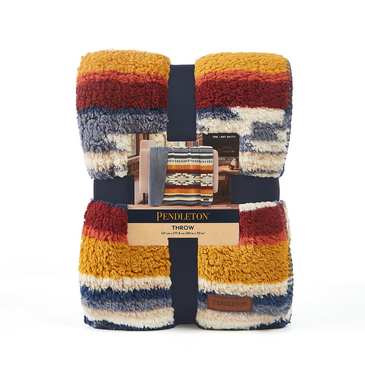Pendleton 셔파 담요 127x177cm - 살틸로스트라이프(네이비) Pendleton 셔파 담요 127x177cm - 살틸로스트라이프(네이비)