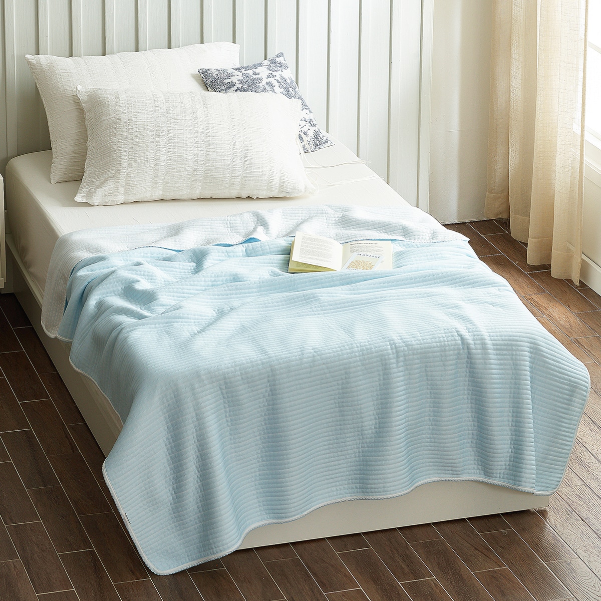 April At Home 양면 냉감 핀코트 여름 이불 - 싱글 April At Home 양면 냉감 핀코트 여름 이불 - 싱글