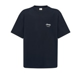 Jeep 키즈 반소매 로고 티셔츠 - 네이비