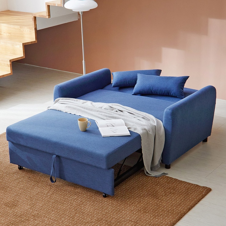 리비니아 라운지 소파베드 - 슈퍼싱글, 블루