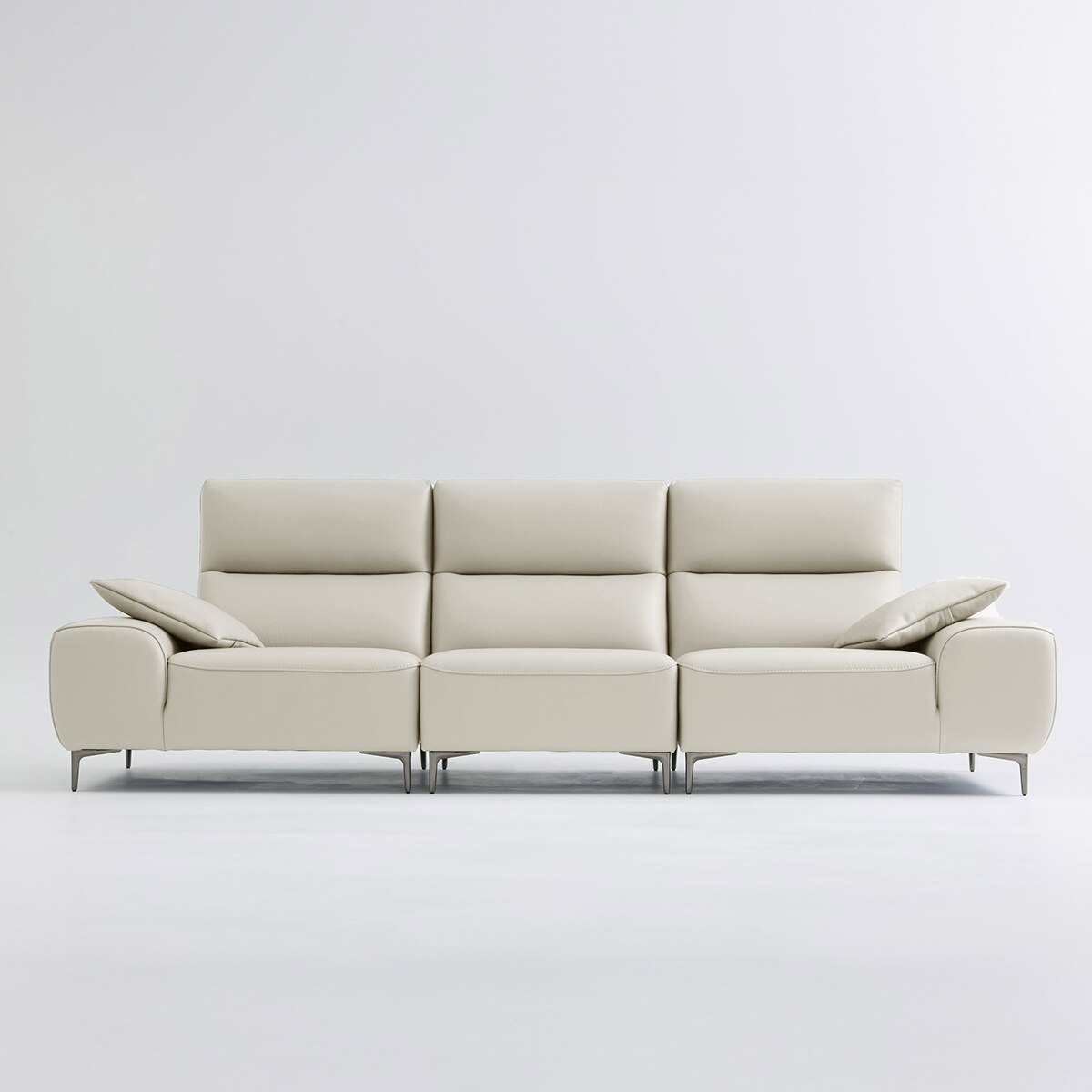 UND NA17 전체 천연 이태리 슈렁큰통가죽 4 인 소파